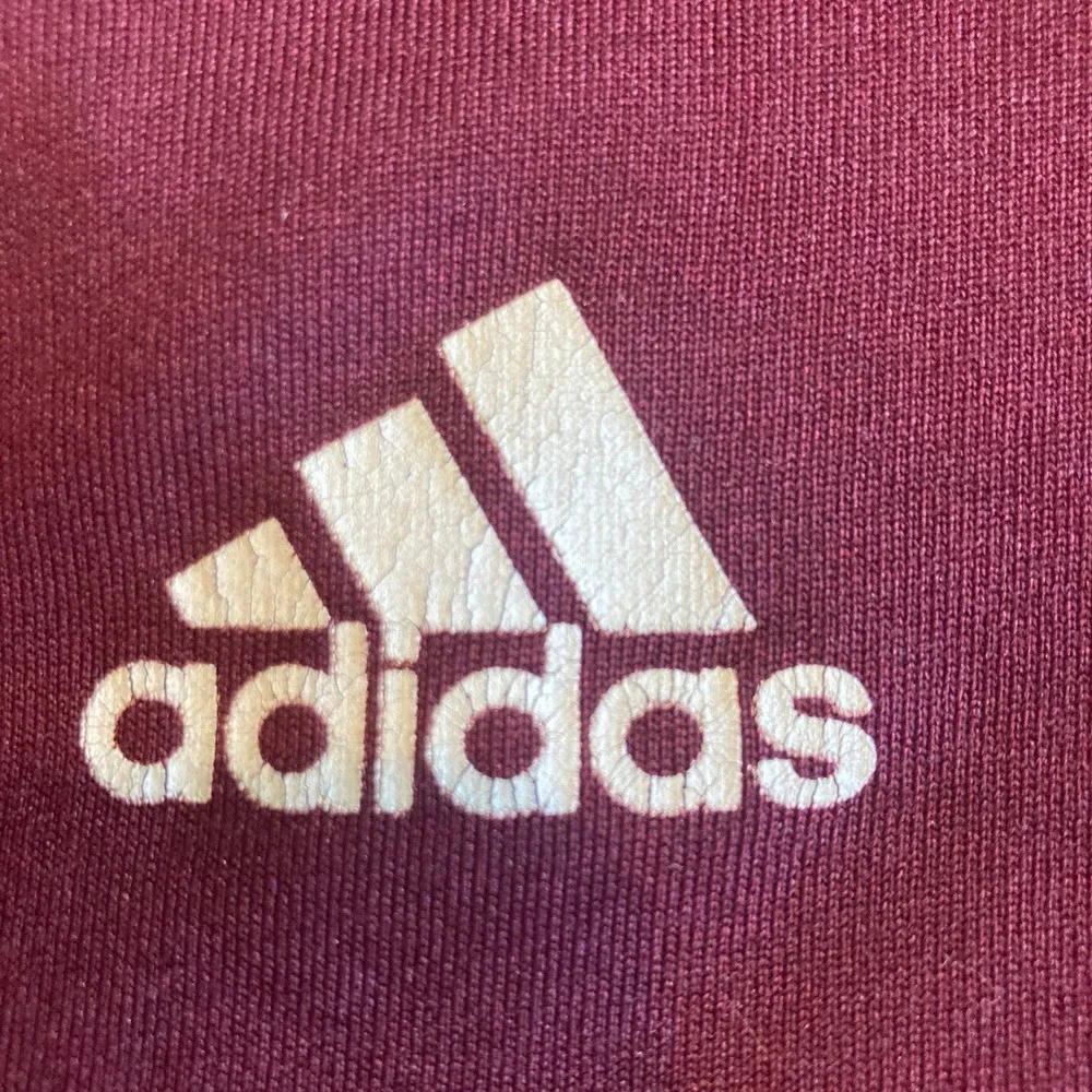 Adidas Mississippi State Bulldogs Climalite Shirt Mens‎ L Maroon Performance